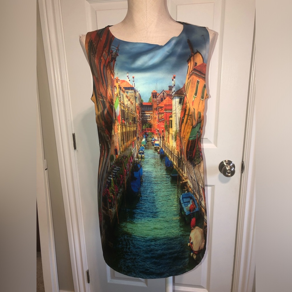 Joseph Ribkoff Scenic Print Top